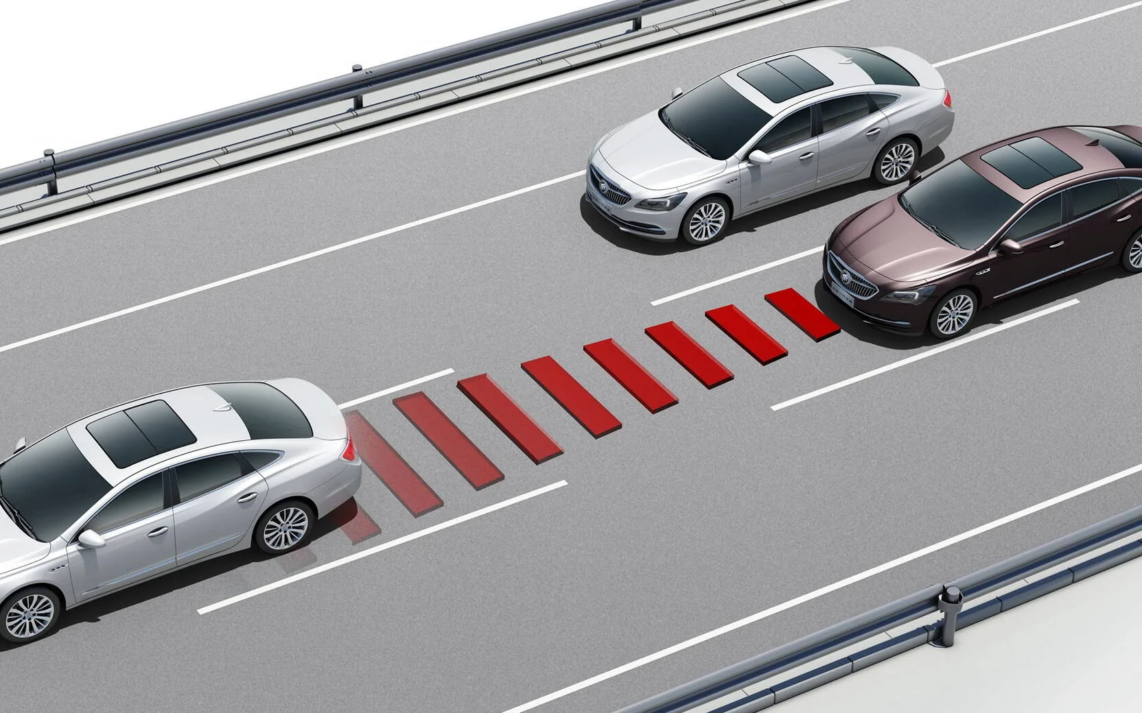 Régulateur de vitesse adaptatif maintenant la distance entre les véhicules